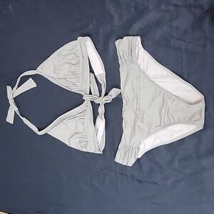 SAHA 2 Piece Bikini and Top Swimsuit Size Large
